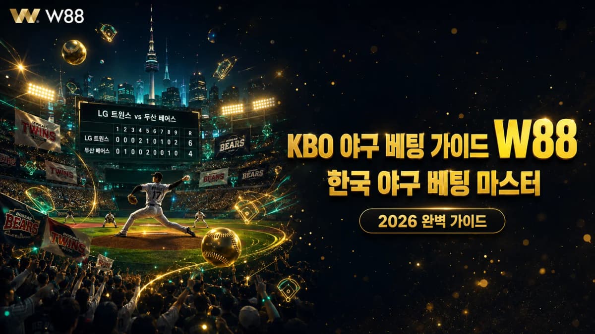 KBO 야구 베팅 가이드 W88 — 한국 야구 베팅 마스터 2026