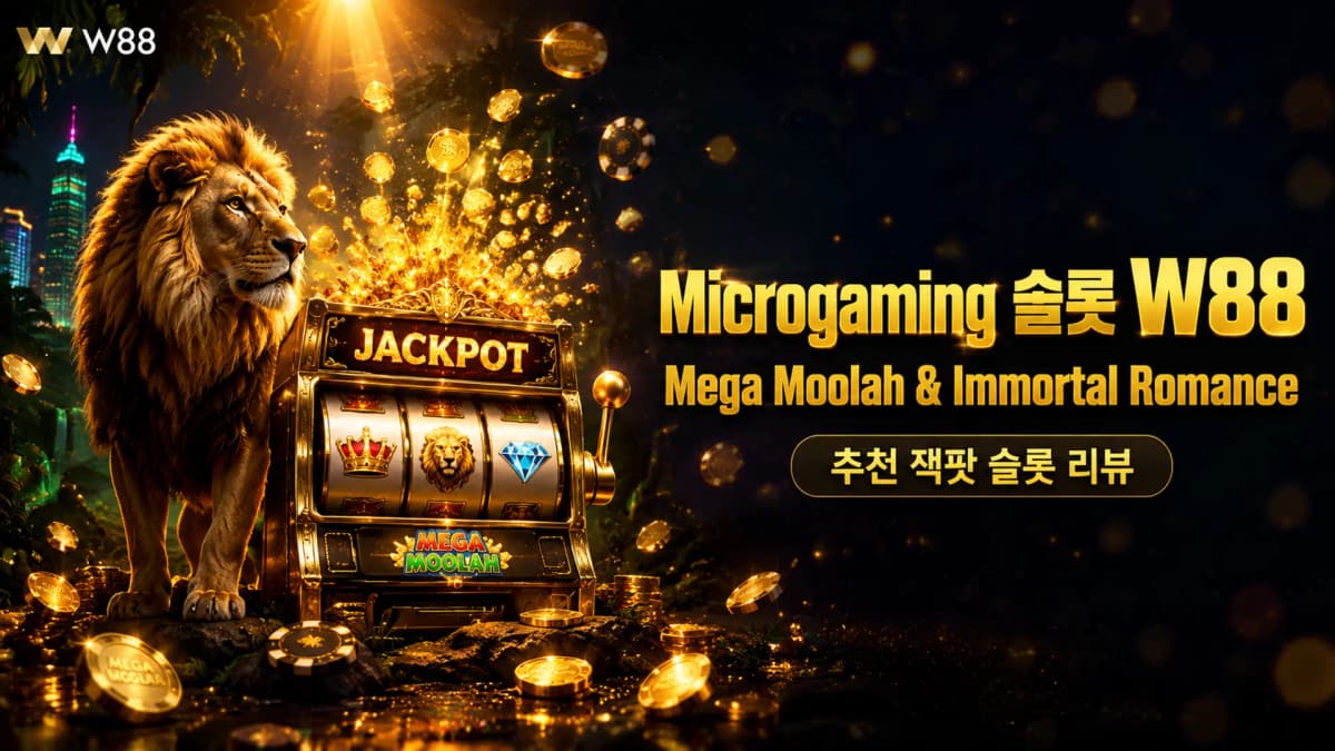 Microgaming 슬롯 W88 완벽 리뷰 — Mega Moolah, Immortal Romance, Thunderstruck II