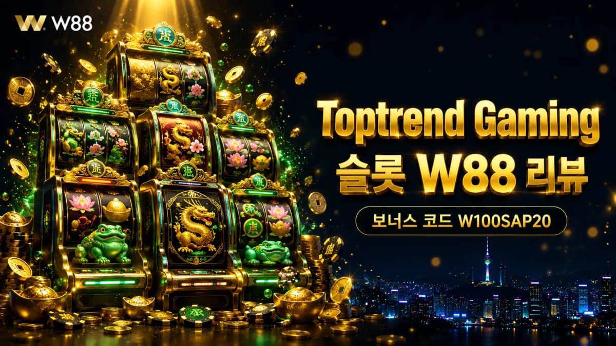 Toptrend Gaming 슬롯 W88 완벽 리뷰 — 신규 슬롯 + 보너스 코드 W100SAP20