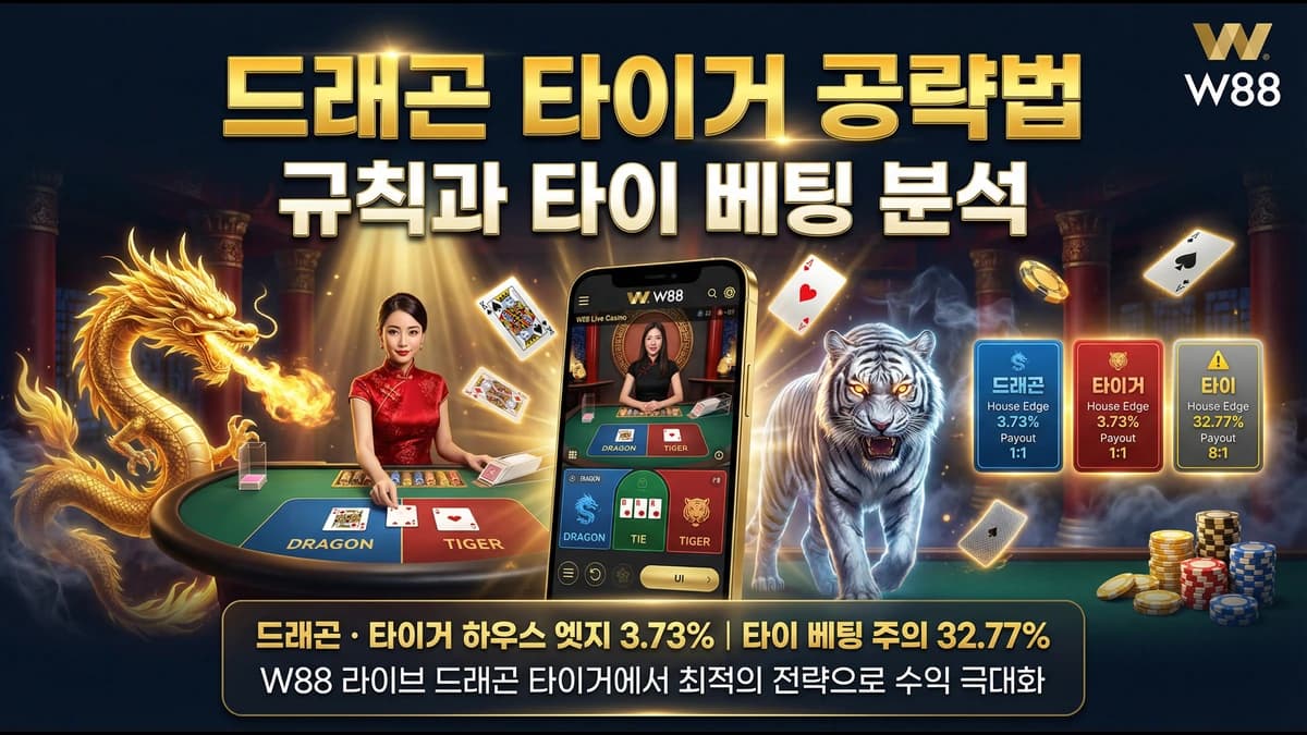 드래곤 타이거 공략법: 규칙과 타이 베팅 분석