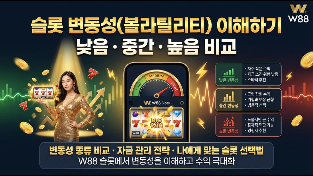 슬롯 변동성(볼라틸리티) 완전 이해 가이드