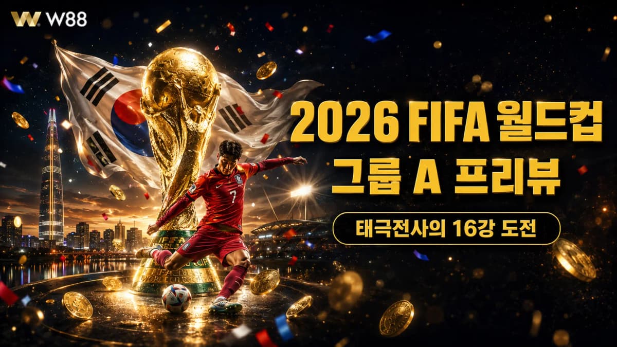 2026 FIFA 월드컵 그룹 A 완벽 프리뷰 — 태극전사의 도전과 16강 배당률 분석