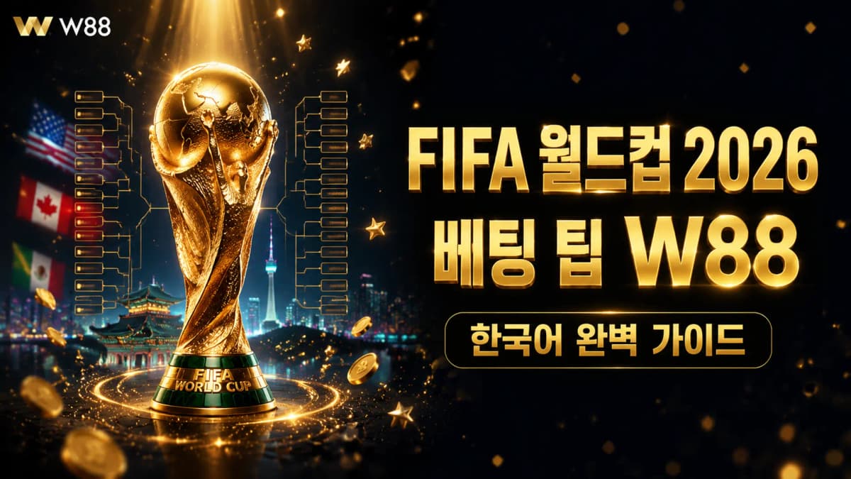 FIFA 월드컵 2026 베팅 팁 — W88에서 한국어로 완벽 준비